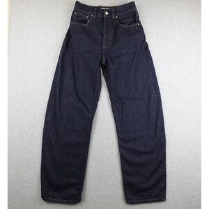 Madewell The Balloon Jean Dark Wash Denim Women's 25 Retro Tapered Barrel Leg
